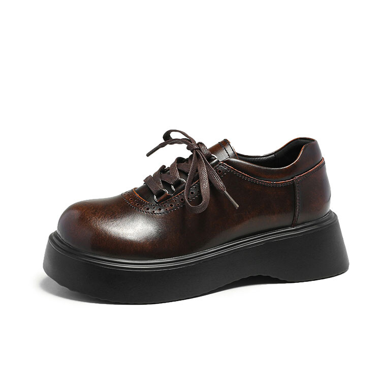 

Туфли женские повседневные Women's Casual Shoes Women's Mid-Top Obertine, темно-коричневый