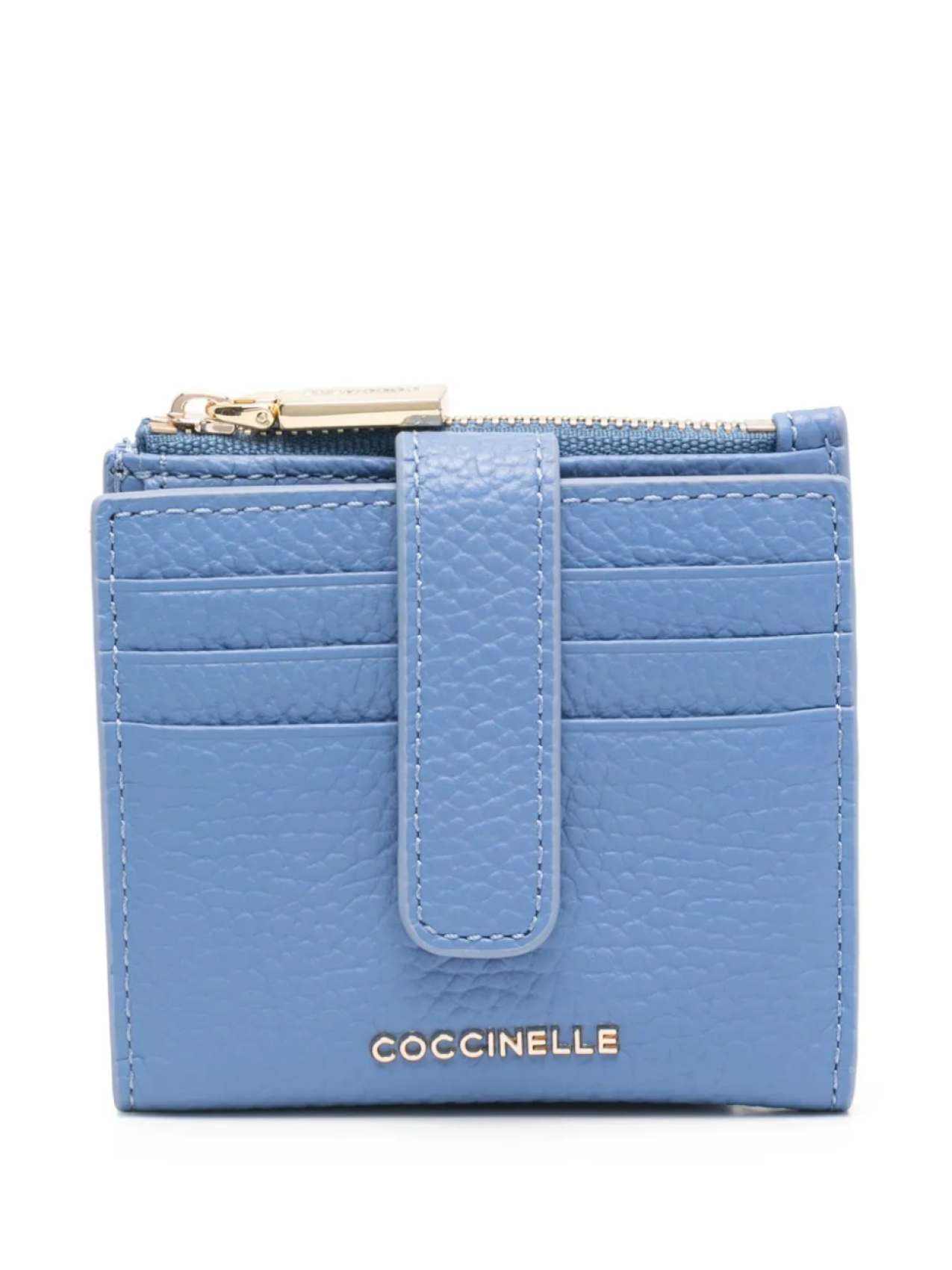 

Мягкий металлический кошелек Coccinelle, синий