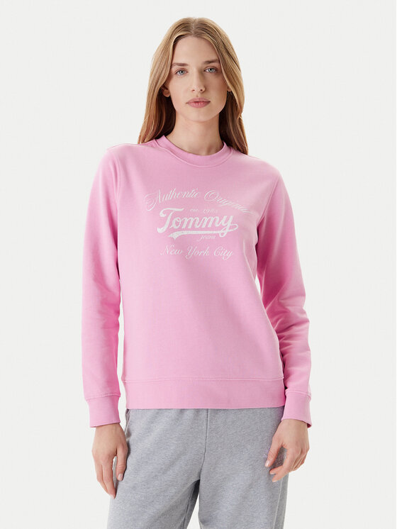 

Толстовка обычного кроя Essential DW0DW20942 Tommy Jeans, розовый