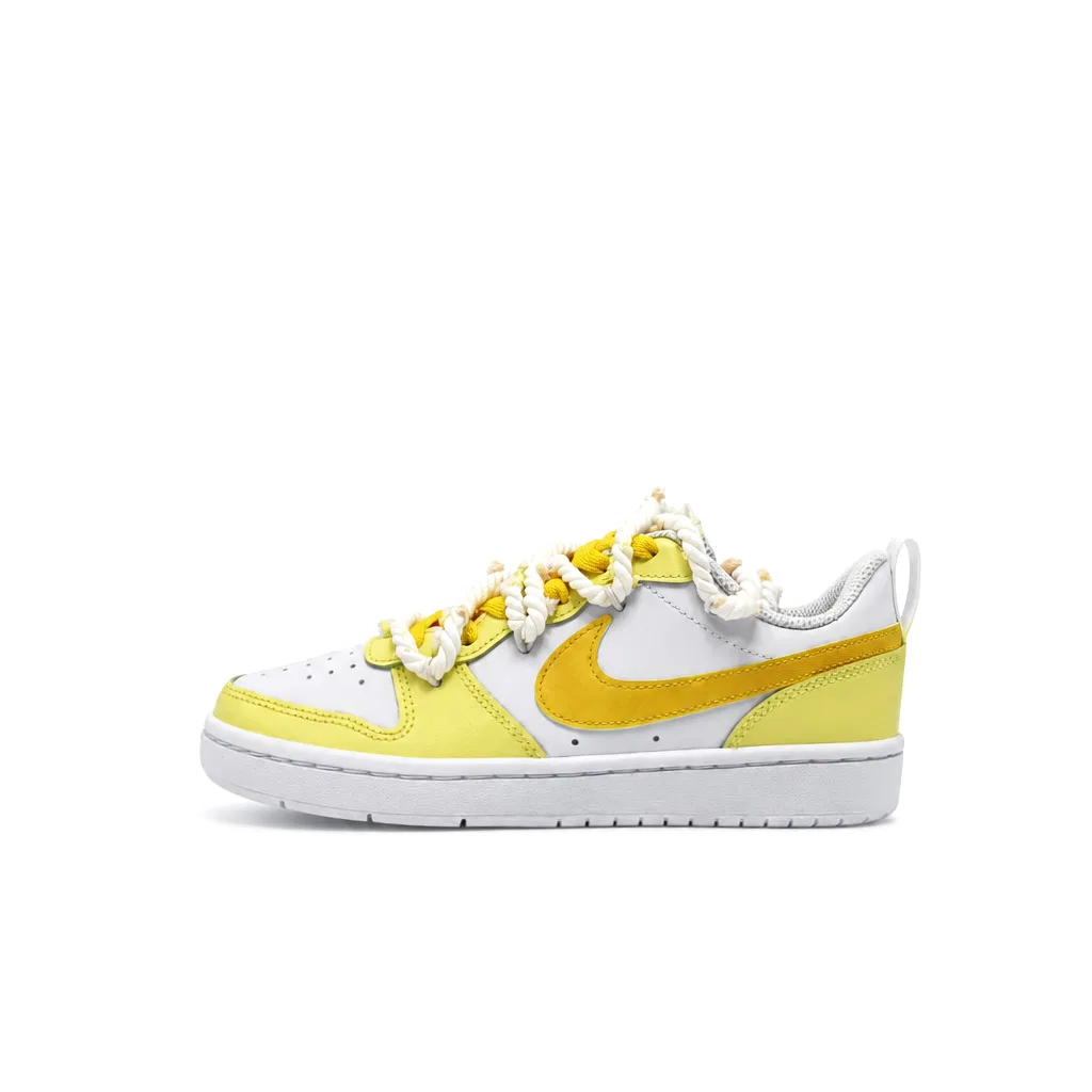 Кроссовки для скейтбординга Nike Court Borough Kids Lemon