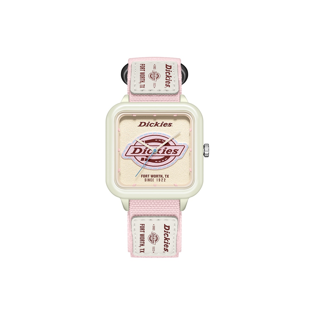 

Dickies Часы Wrist Watch Quartz Movement Nylon Strap Beige Watch Dial Unisex, CL-607V4-94SY Pink Dial