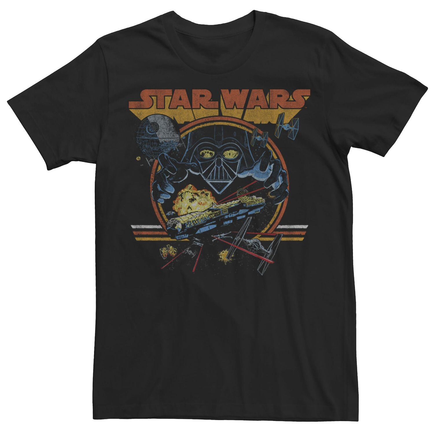 

Мужская футболка с плакатом в стиле ретро-коллаж Star Wars