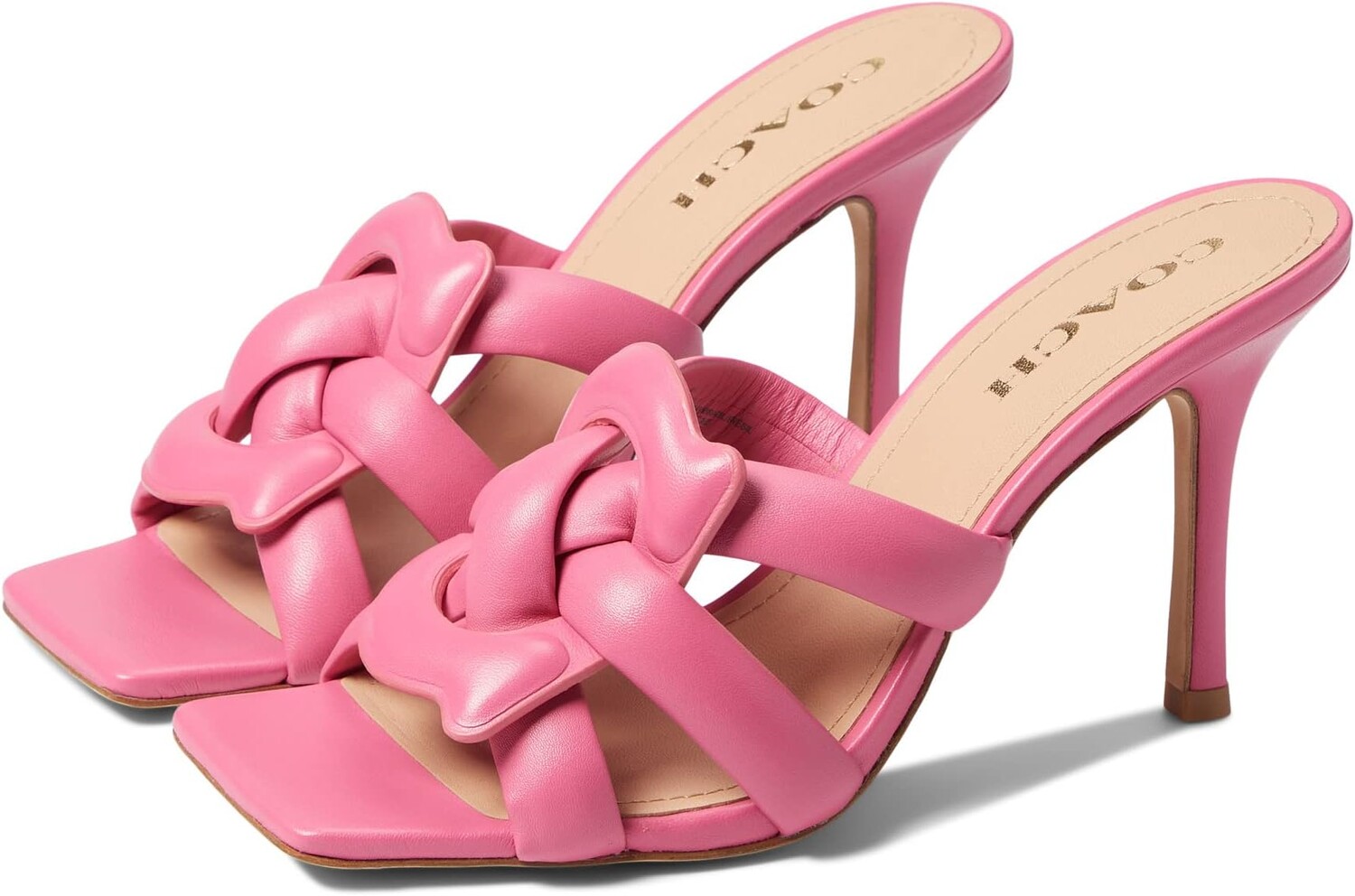 

Туфли COACH Kellie Leather Sandal, розовый