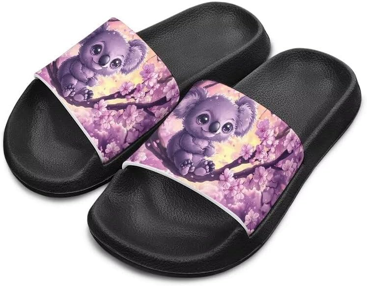 

Унисекс шлепанцы для девочек и мальчиков, удобные тапочки, нескользящие для душа, домашняя мода, толстая подошва, для дома и улицы, подарки Cugasmaru, фиолетовый