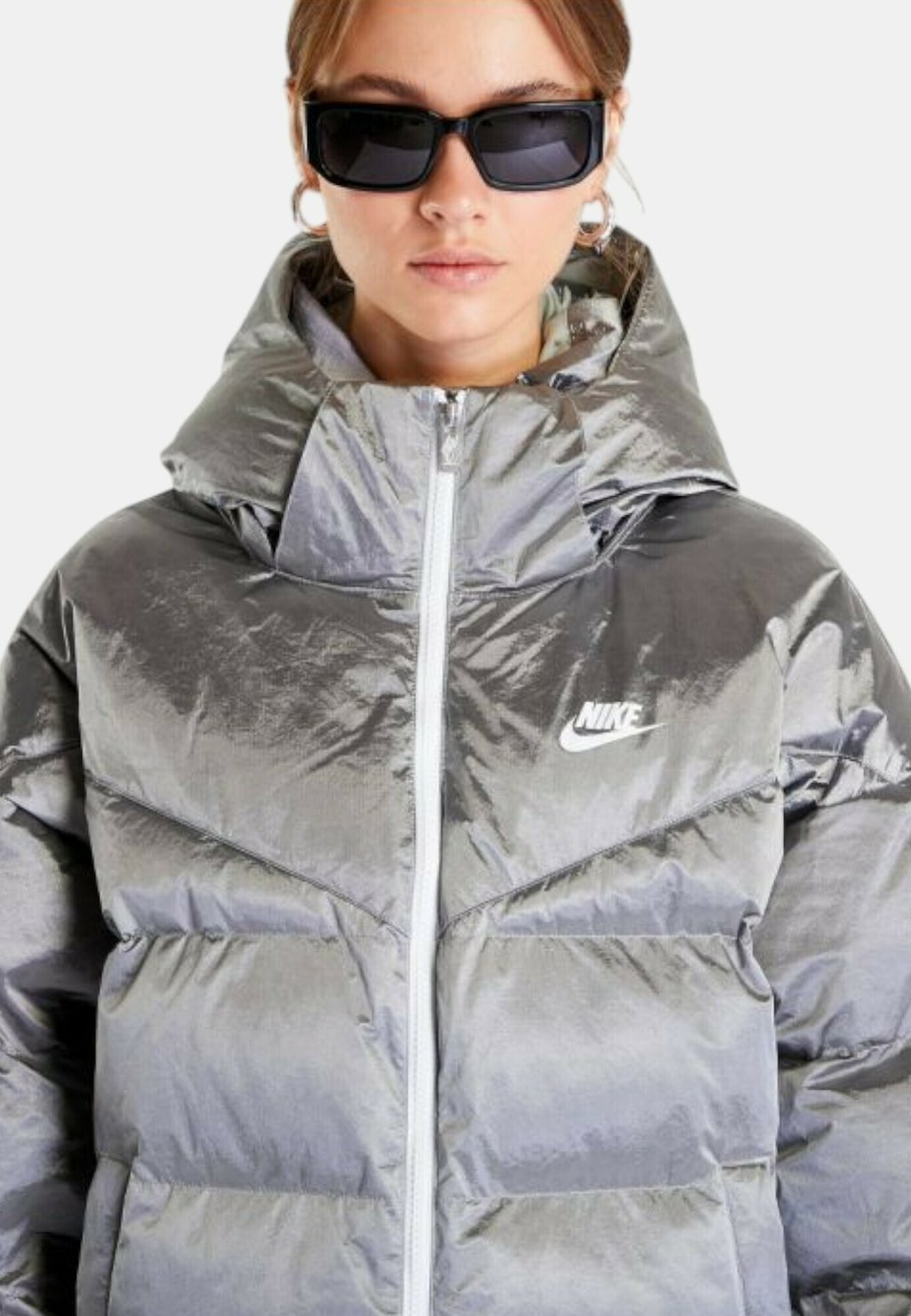 

Зимнее пальто Nike Sportswear, серый