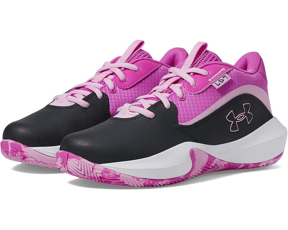 

Кроссовки Under Armour Kids Pre School Lockdown 7, цвет Anthracite/Vivid Magenta/Stellar Pink