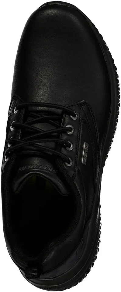 Мужские кроссовки Skechers Delson 3.0 Glavine, Black (Black Leather) — фото 4