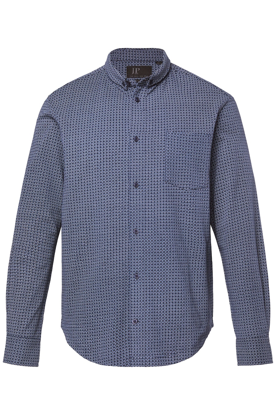 

Рубашка на пуговицах классического кроя JP1880, темно-синий