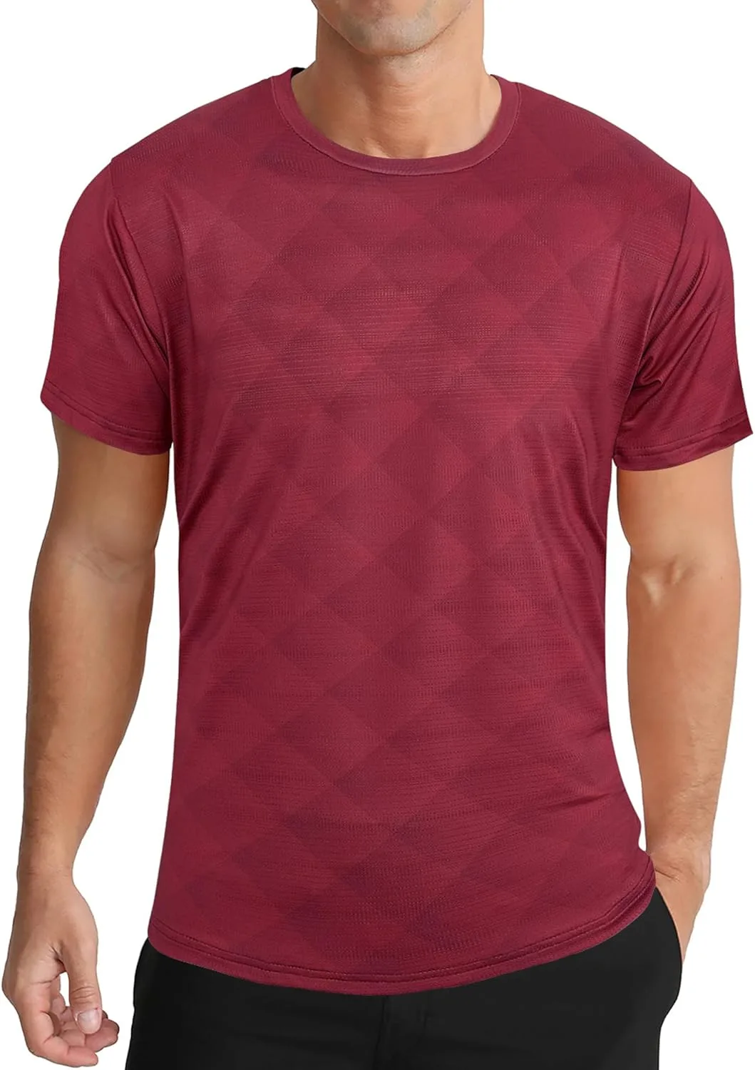 

Мужская футболка для спорта Performance Gym Shirt Quick Dry Moisture Wicking APTRO