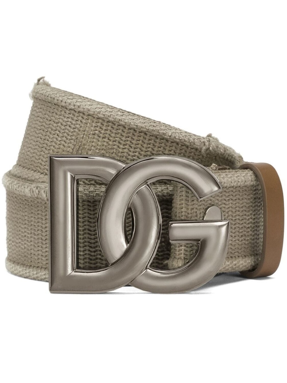 

Ремень с логотипом DG Dolce & Gabbana, бежевый