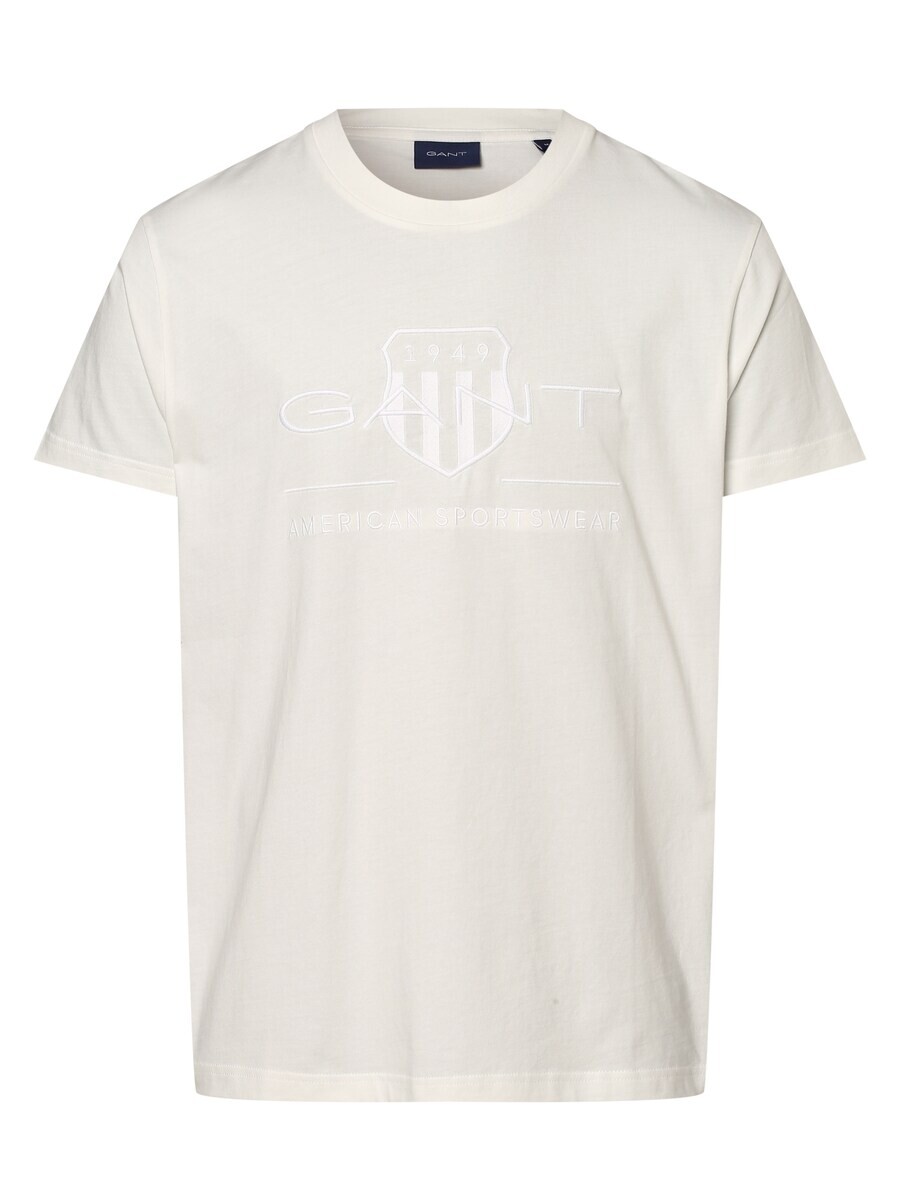 

Футболка GANT, цвет White/natural white