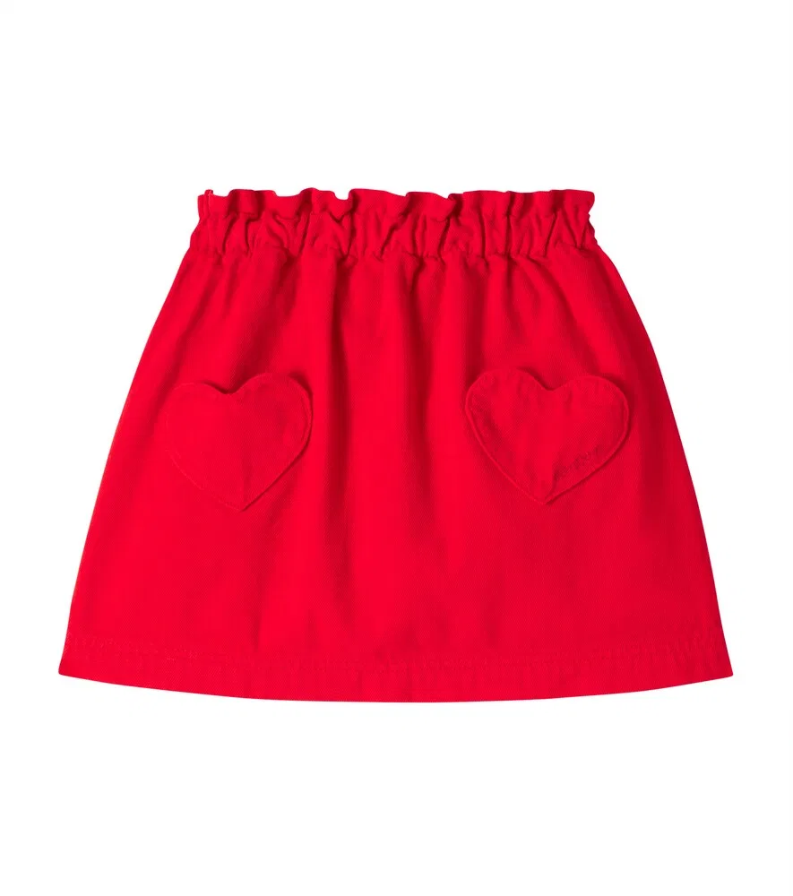 Хлопковая юбка «Душка» Bonton, красный
