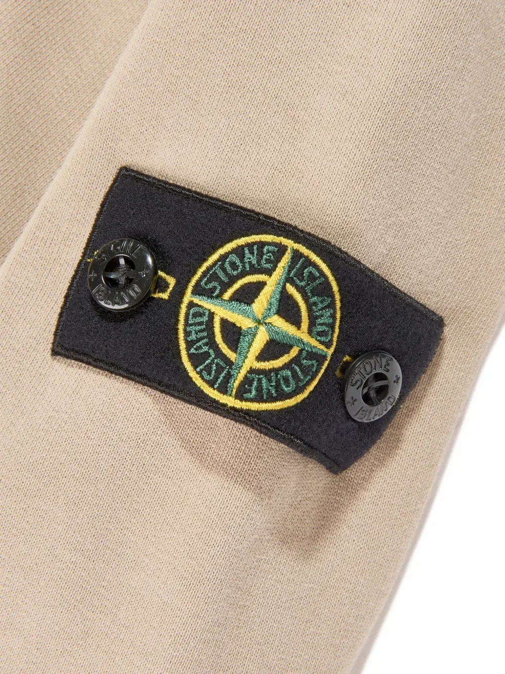 Толстовка на молнии Stone Island Junior, нейтральный — фото 3