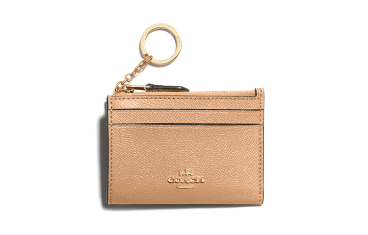 

COACH Миниатюрный кожаный кошелек для женщин