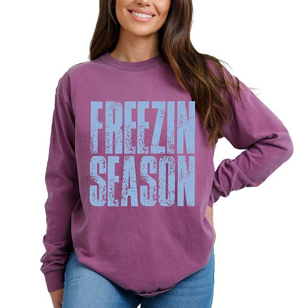 

Футболка с длинным рукавом Freezin season block distressed Simply Sage Market, Berry, Зеленый, Футболка с длинным рукавом Freezin season block distressed Simply Sage Market, Berry