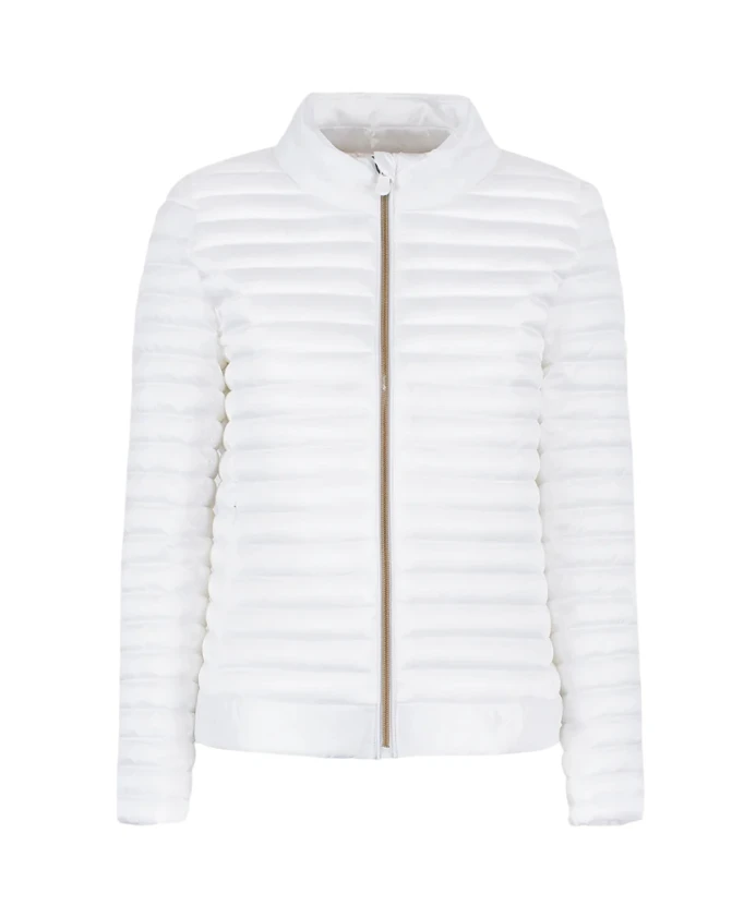 

Белая стеганая куртка Alyssa с застежкой-молнией Save The Duck, белый