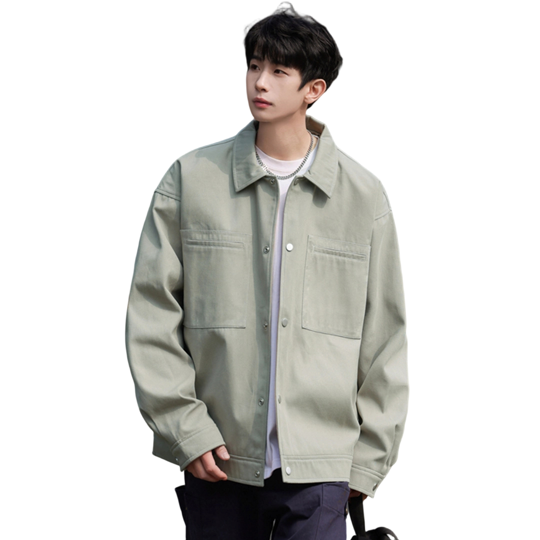 

Куртка Unisex Lapel Moderate Workwear VanCamel, salt серый зеленый[windproof abrasion-resistant, quality upgraded]