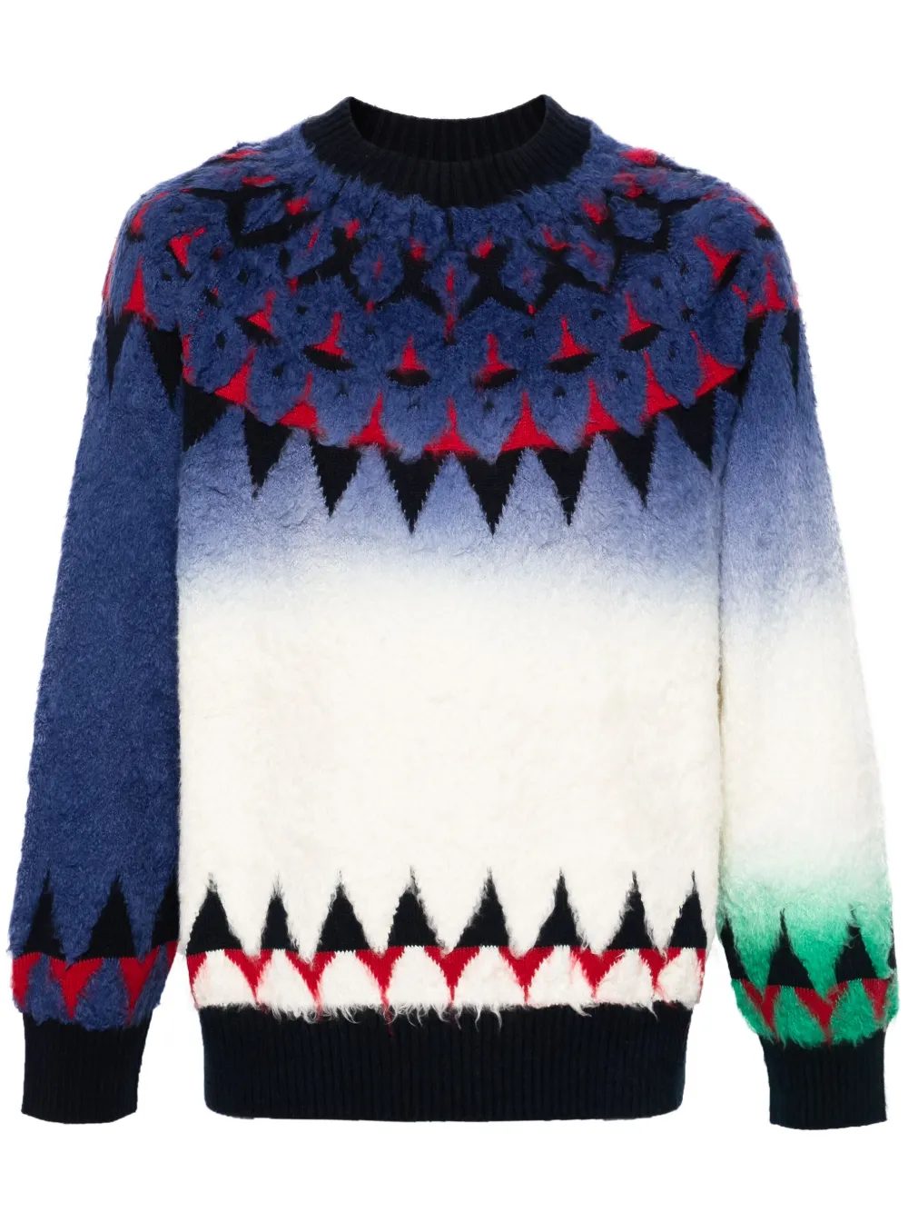 

Жаккардовый джемпер SACAI, синий
