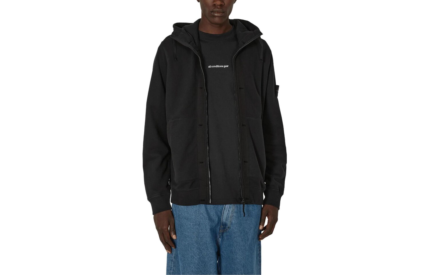 

STONE ISLAND Мужская куртка, цвет Black