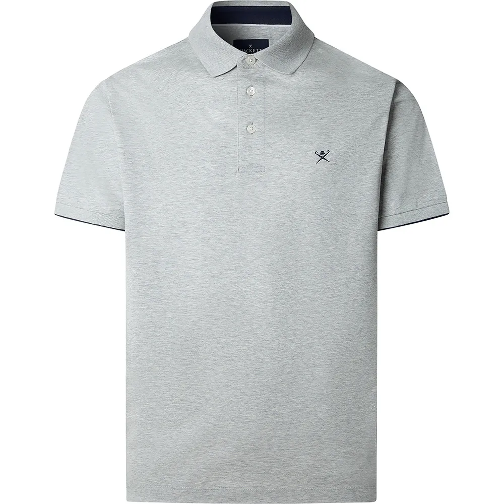 

Поло с коротким рукавом Hackett Multi Trim, серый
