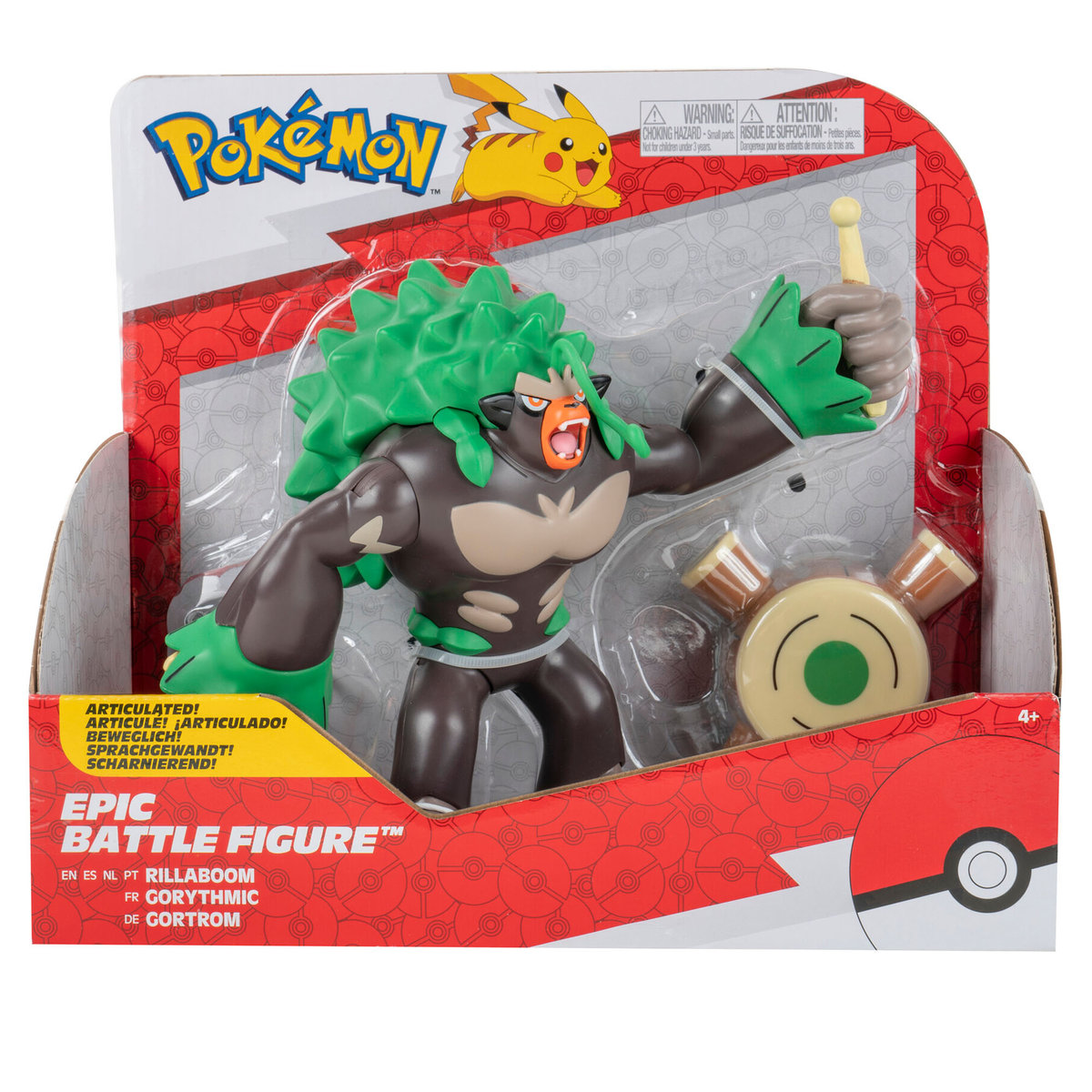 

Фигурки POKEMON Battle Series 6, фигурки, 30 см RILLABOOM