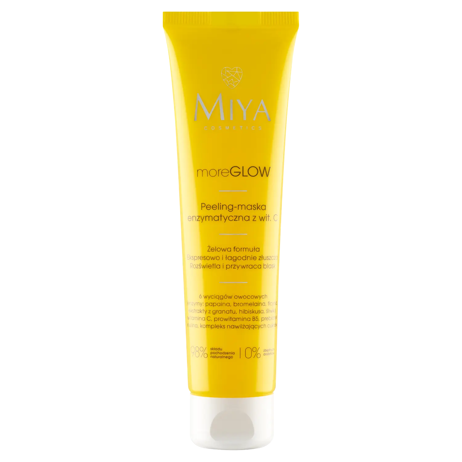 

Ферментативная маска-пилинг с витамином с для лица Miya Cosmetics Moreglow, 60 мл