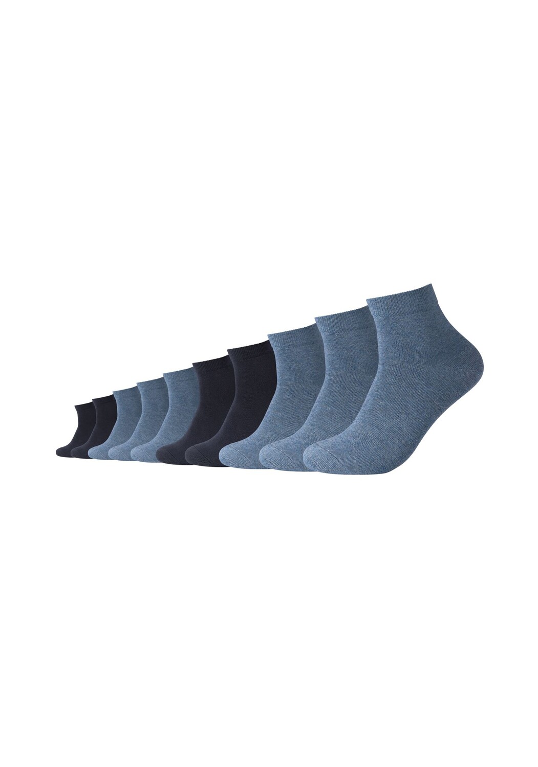 

Носки camano 10 шт classics, цвет denim melange