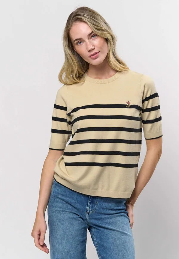 

Футболка с принтом uwmaiken U.S. Polo Assn., Bleached Sand, Бежевый, Футболка с принтом uwmaiken U.S. Polo Assn., Bleached Sand