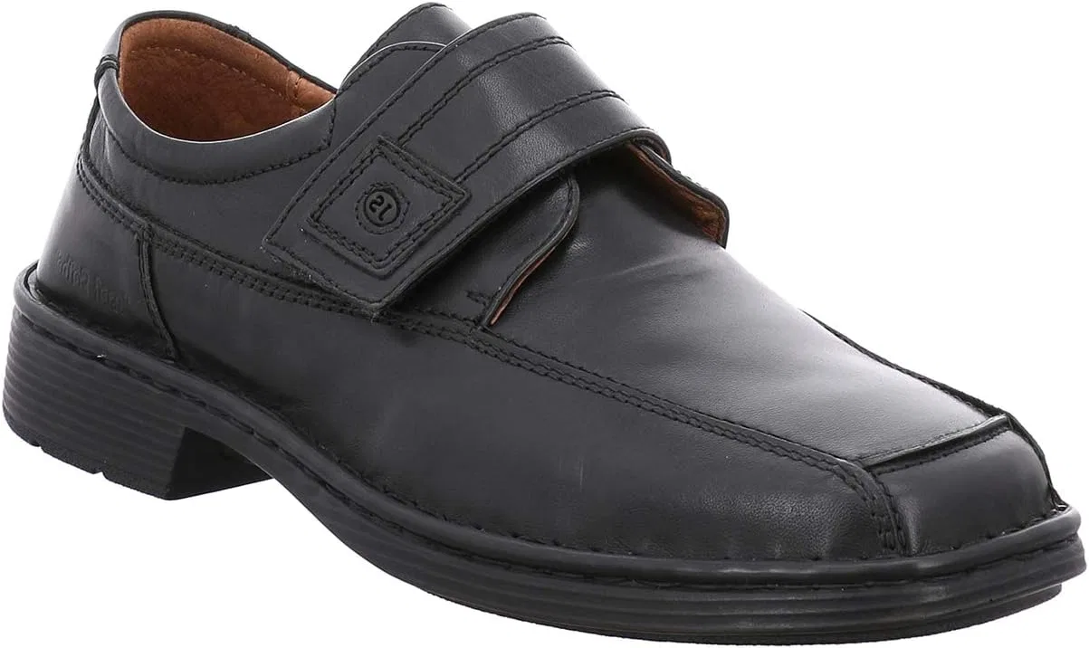 Мужские низкие классические туфли Josef Seibel Bartram 3802623220, Black 600 — фото 2