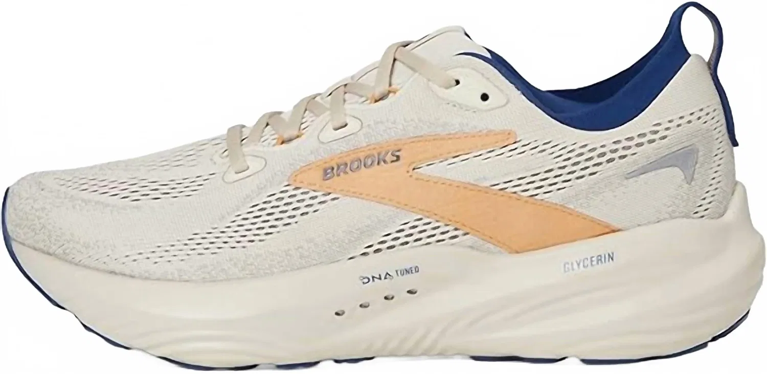 BROOKS Мужские кроссовки Glycerin 22 в цветах Moonbeam/ Blue/ Taffy — фото 2