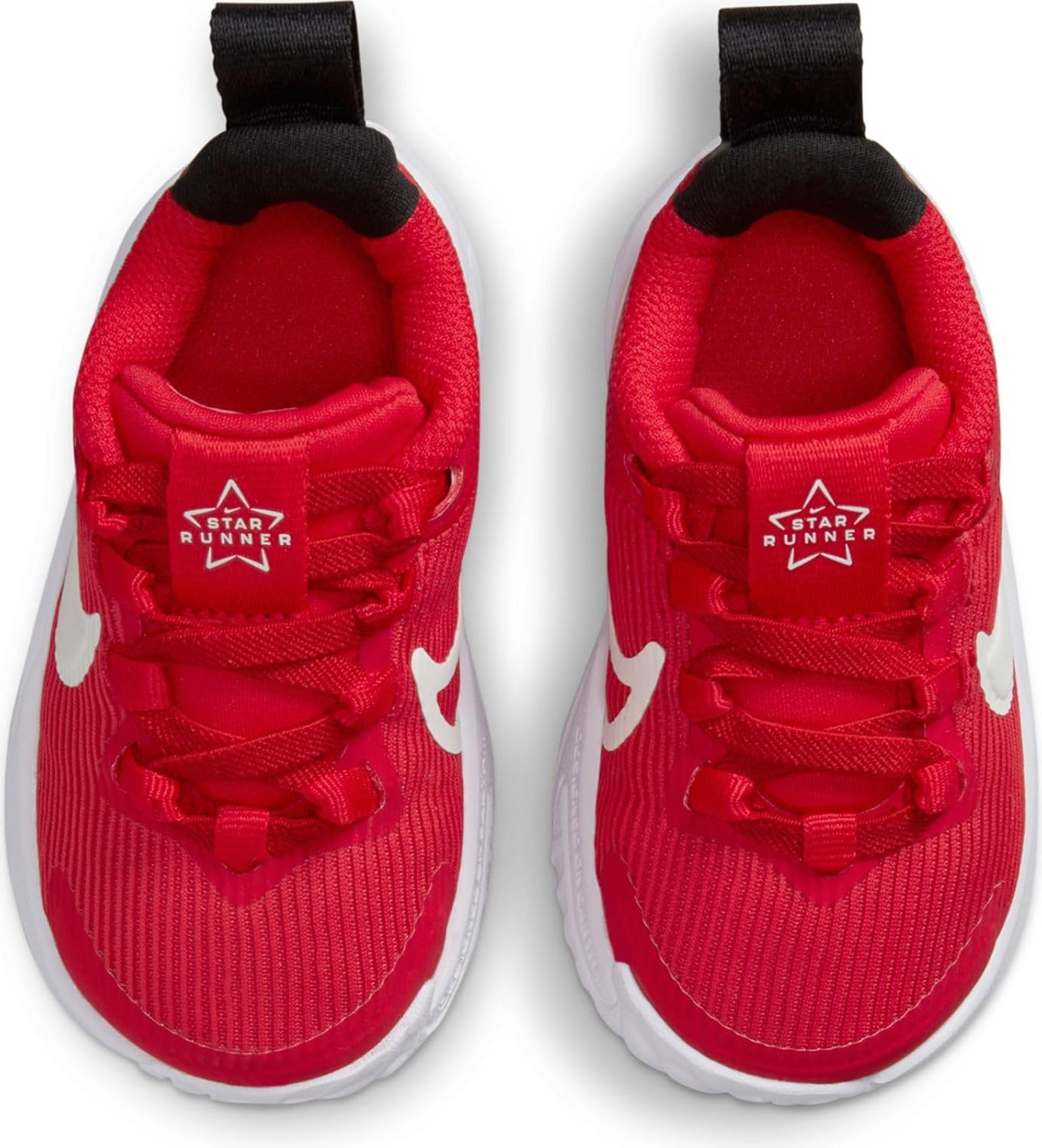 Детские кроссовки Nike Star Runner Unisex-Child 4 Nn (Gs), белый/красный — фото 3