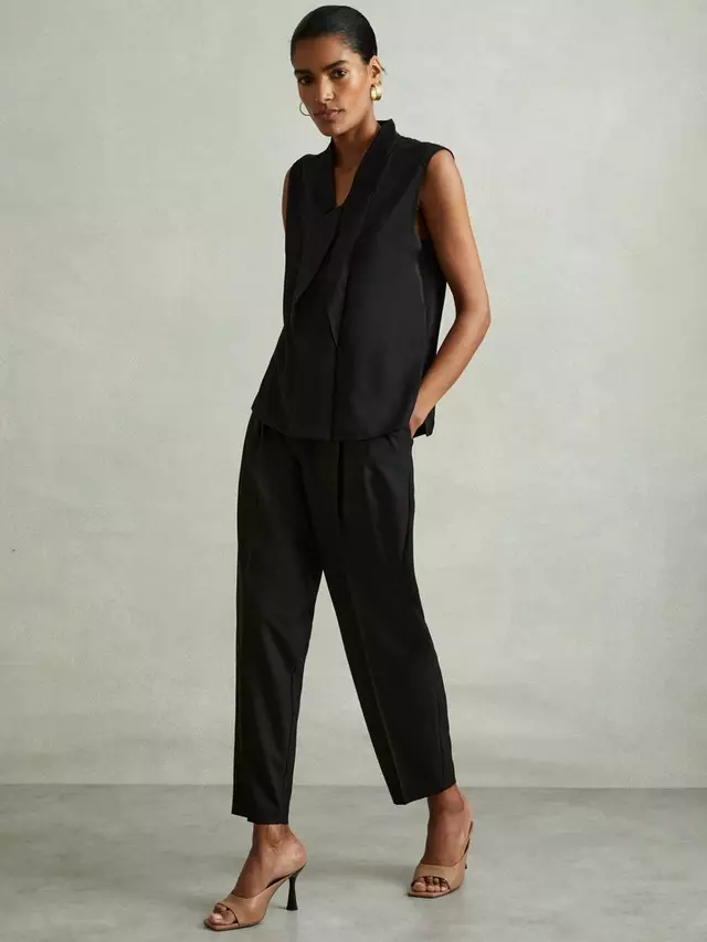

Топ Reiss Wren Tux, черный