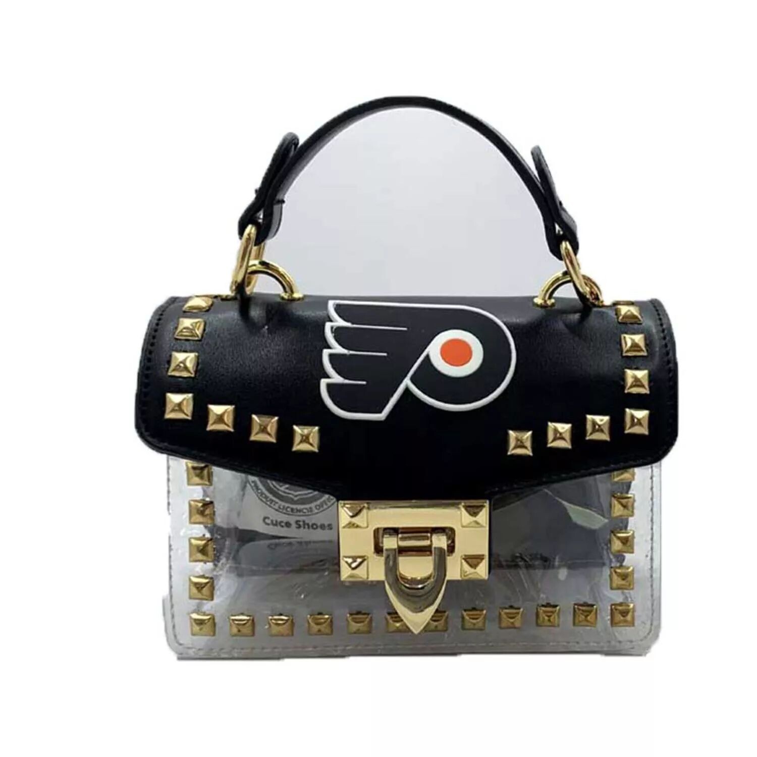 

Прозрачная сумка через плечо Cuce Philadelphia Flyers с заклепками
