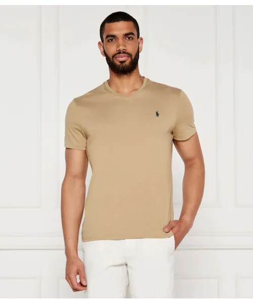 

Футболка Slim fit Polo Ralph Lauren, бежевый