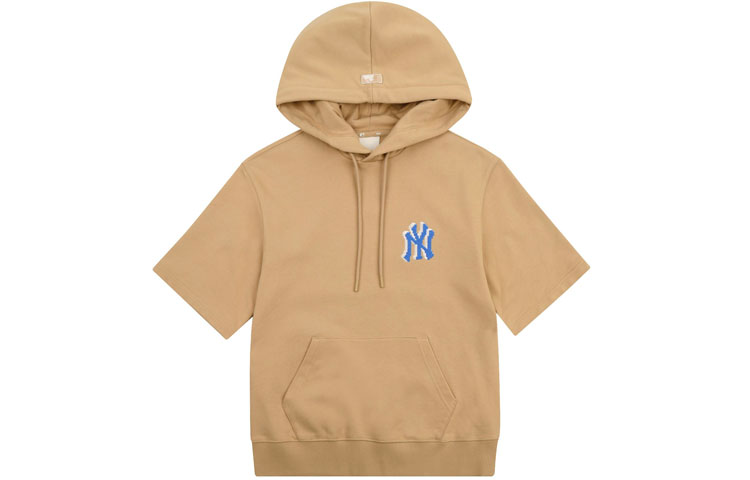 

Футболка унисекс с втачными рукавами цвета хаки MLB