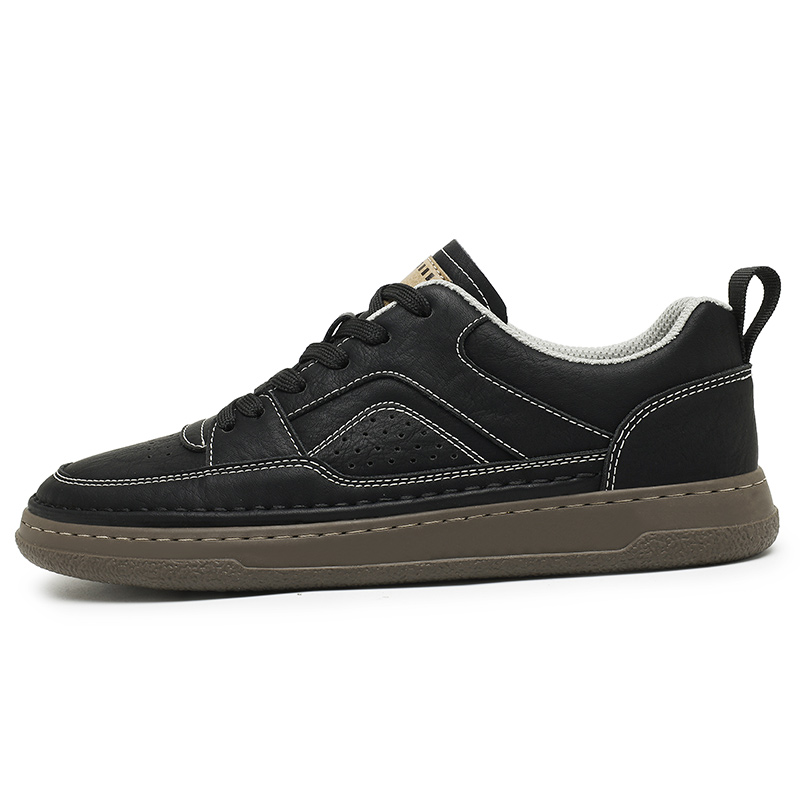 

Износостойкие дышащие низкие повседневные туфли для мужчин LEXON, Black