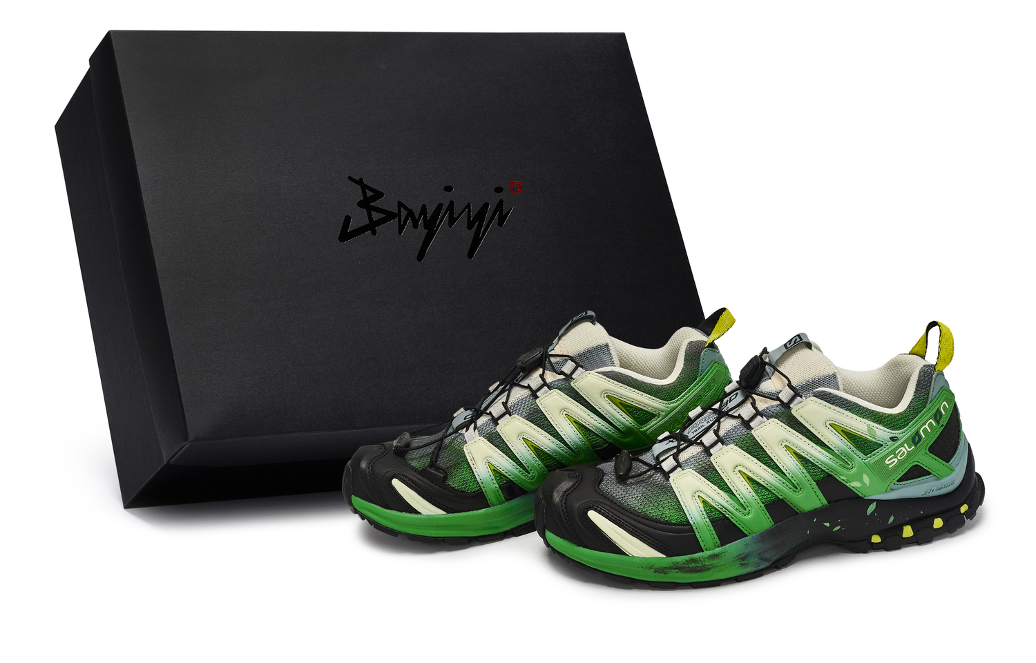 

SALOMON Кроссовки для бега XA PRO 3D Abrasion Resistant Low top Unisex черный серый зеленый