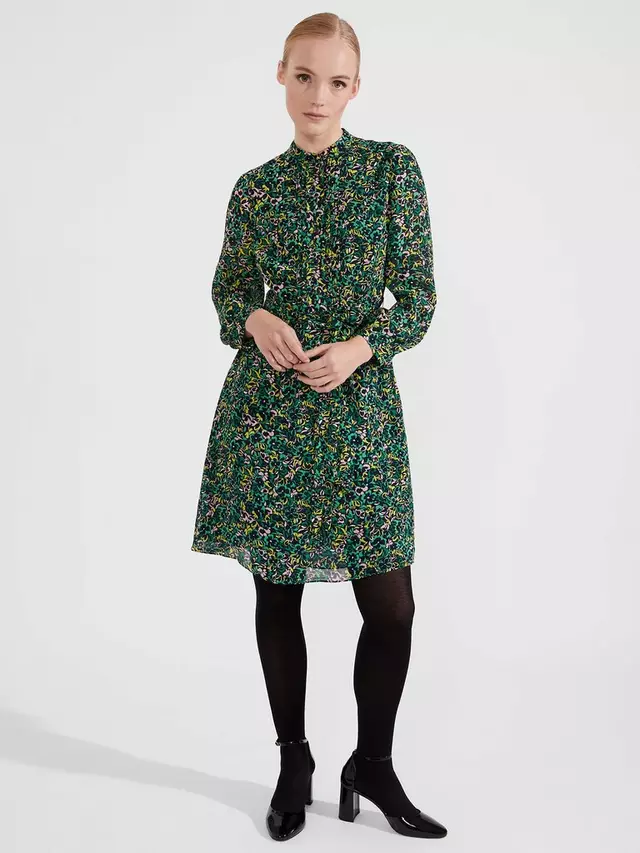 

Платье Hobbs Taylor Recycled Knee Length, цвет green/multi