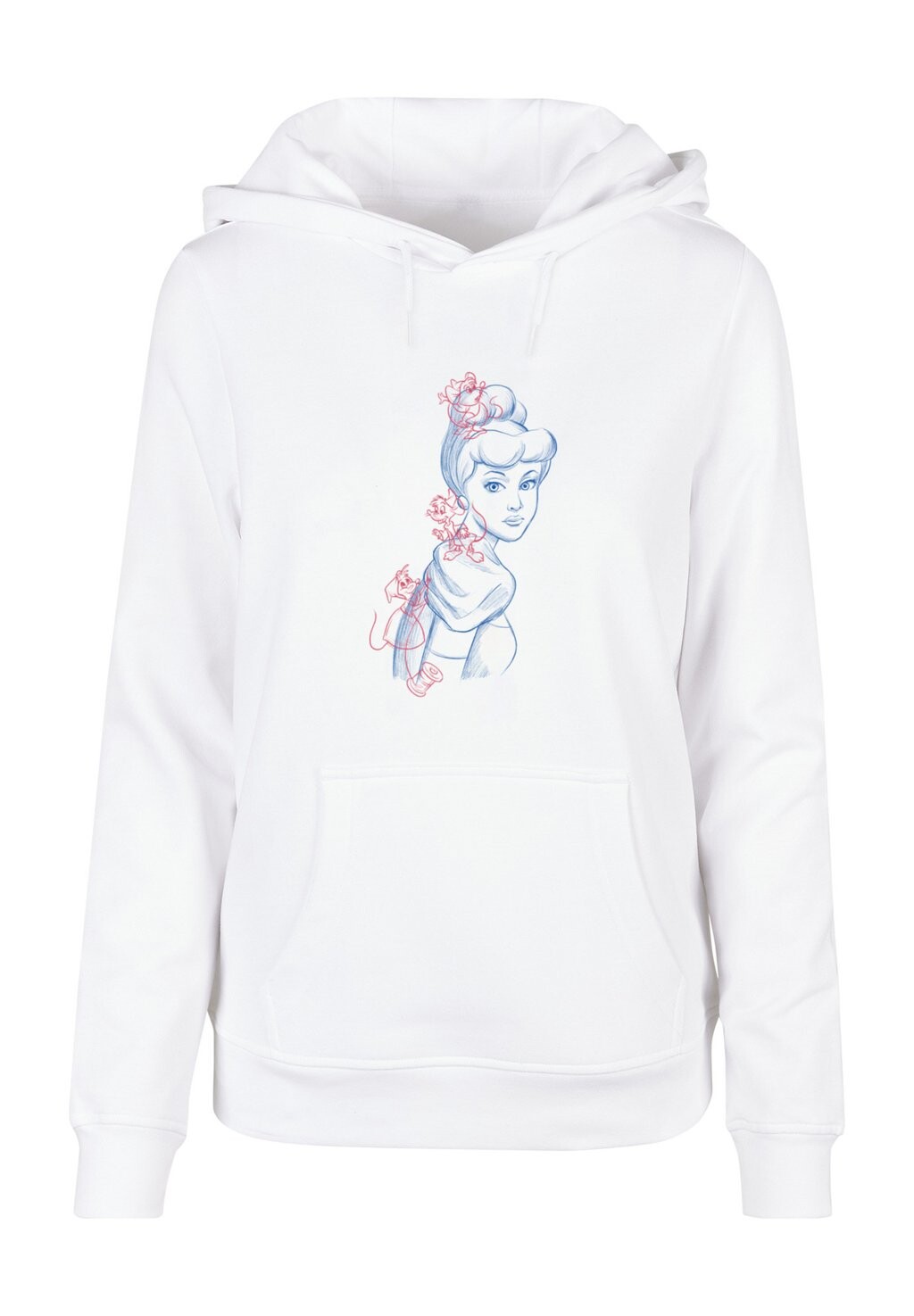 

Толстовка с капюшоном DISNEY ASCHENPUTTEL MOUSE SKETCH F4NT4STIC, белый