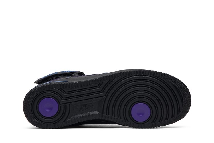 Кроссовки Nike Vlone x Air Force 1 High 'Purple Swoosh' Sample, фиолетовый — фото 4