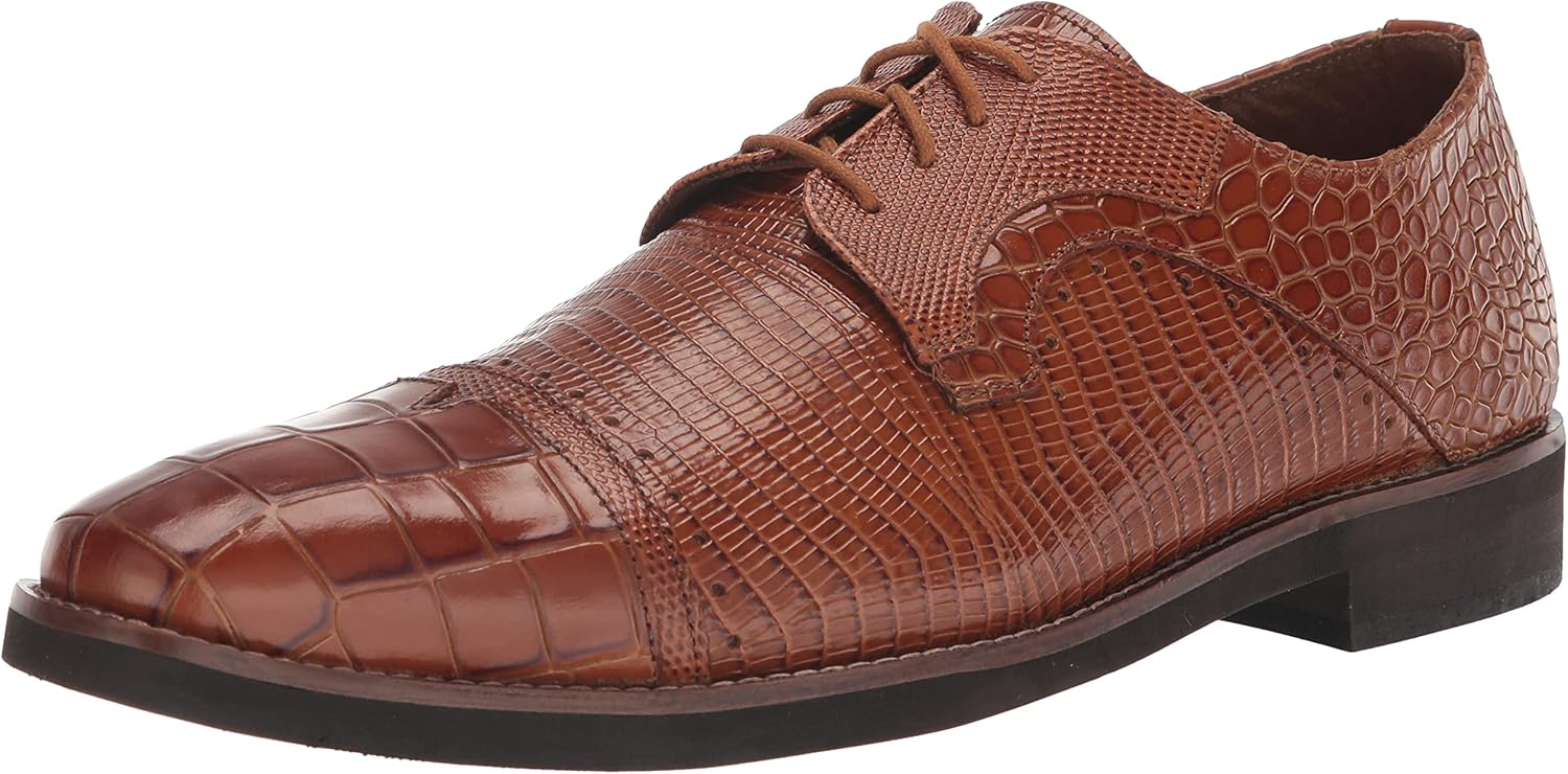 

Мужские оксфорды Stacy Adams Esposito с закрытым носком, Tan