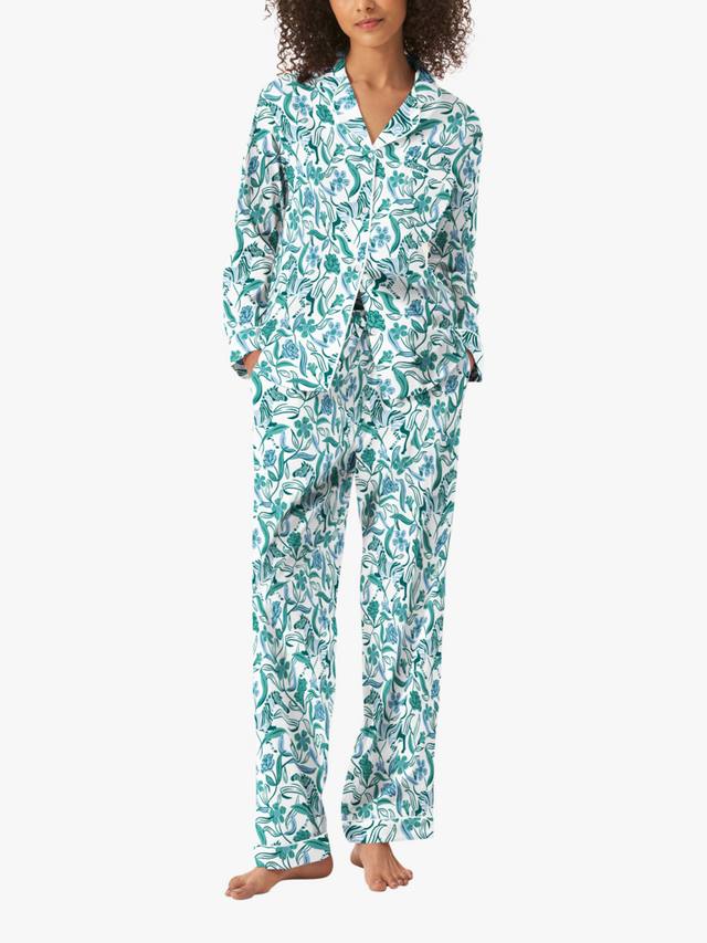 

Бохо зебра длинный рукав пижамный комплект myza