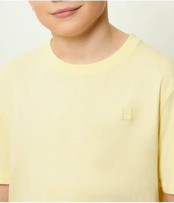 Футболка regular fit Calvin Klein Jeans, желтый — фото 4
