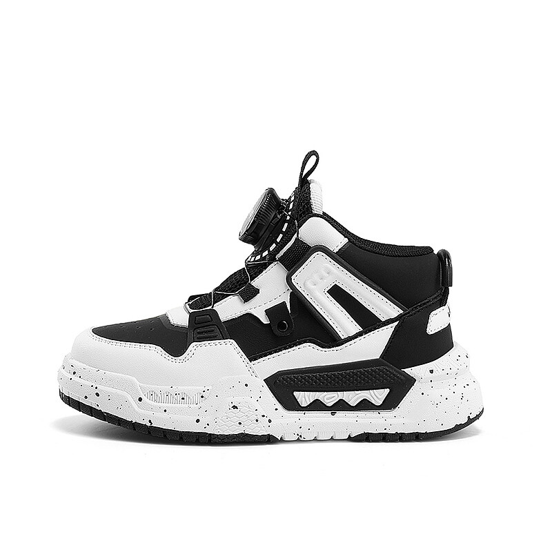 

Кроссовки Jeep Kids Skateboarding Shoes Kids Mid-top Black, белый/черный
