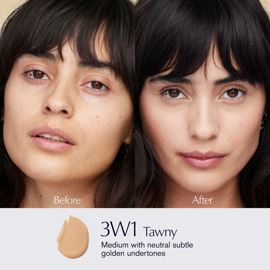 Увлажняющая тональная основа Futurist Hydra Rescue SPF 45 с витамином Е Estée Lauder, 1.2 fl oz/35 mL, 3W1 Tawny — фото 2