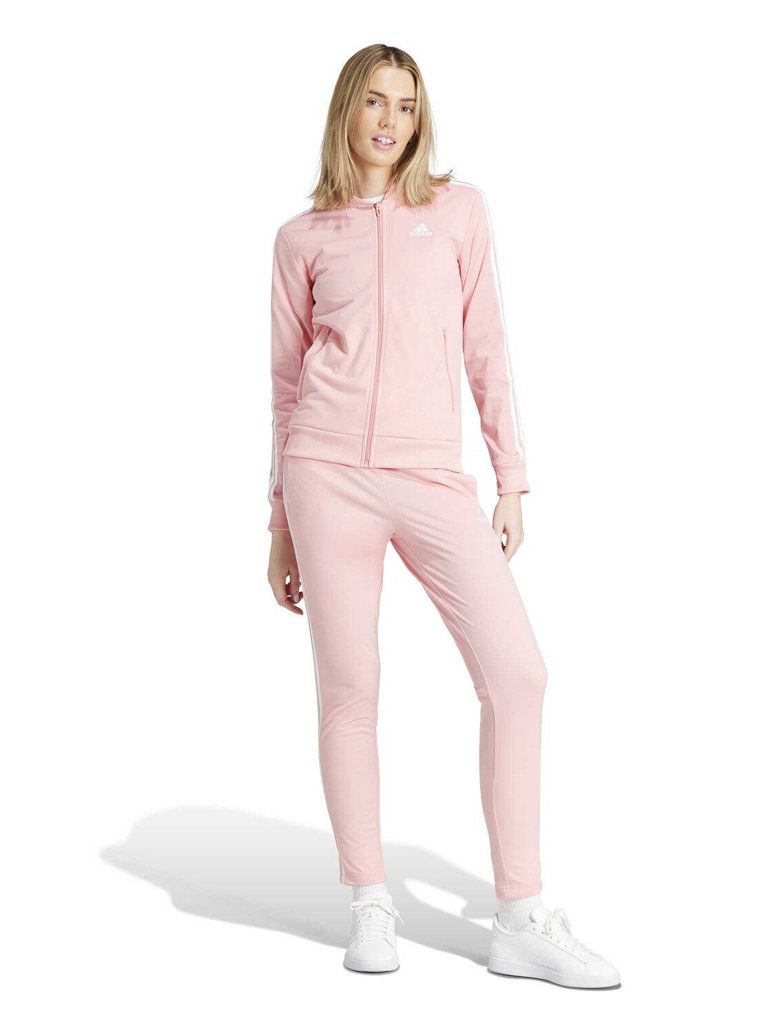 

Спортивный костюм Adidas Sportswear Essentials 3-Stripes Tracksuit, розовый