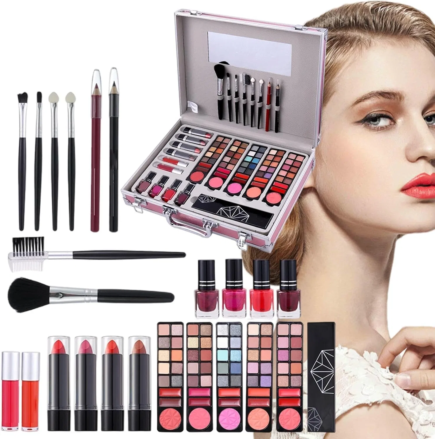 Набор косметики Makeup Set для девочек, розовый