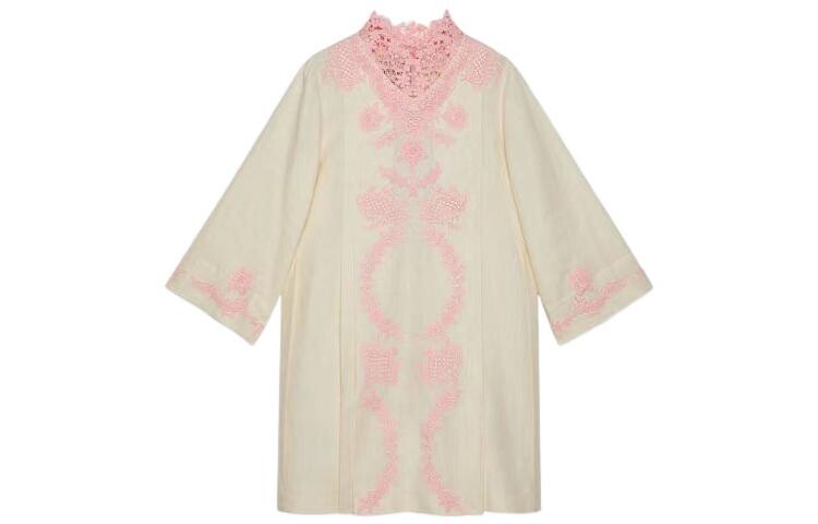 

GUCCI Женское платье с длинными рукавами, цвет Beige