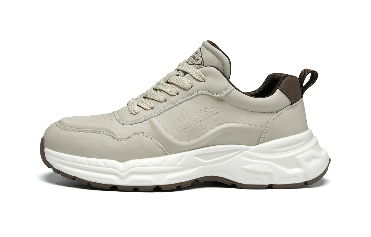 

HLA Мужские повседневные туфли низкие бежево-голубые, абрикосовые, черные с абрикосовым, цвет Apricot