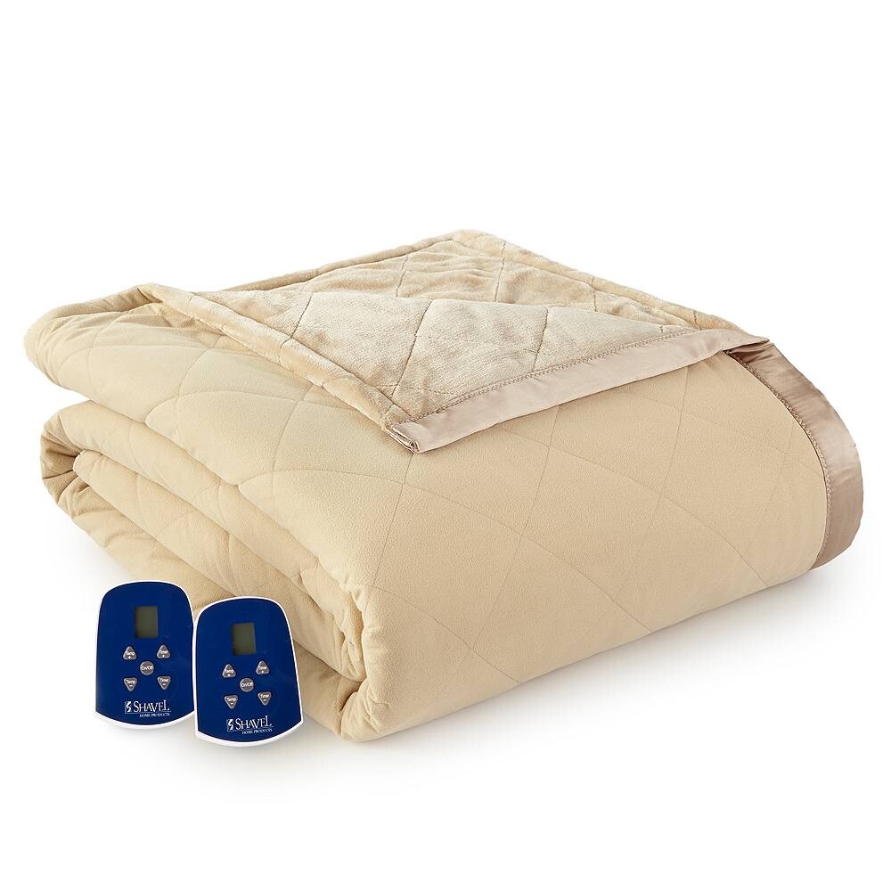 

Одеяло с подогревом Micro Flannel Ultra Velvet, цвет Camel